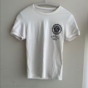 White Short Sleeve Rash Guard
